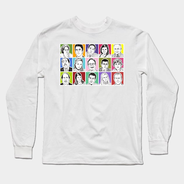 Office Long Sleeve T-Shirt by turddemon